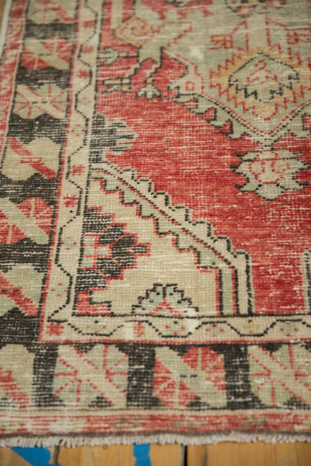 2.5x5.5 Vintage Distressed Oushak Rug Runner