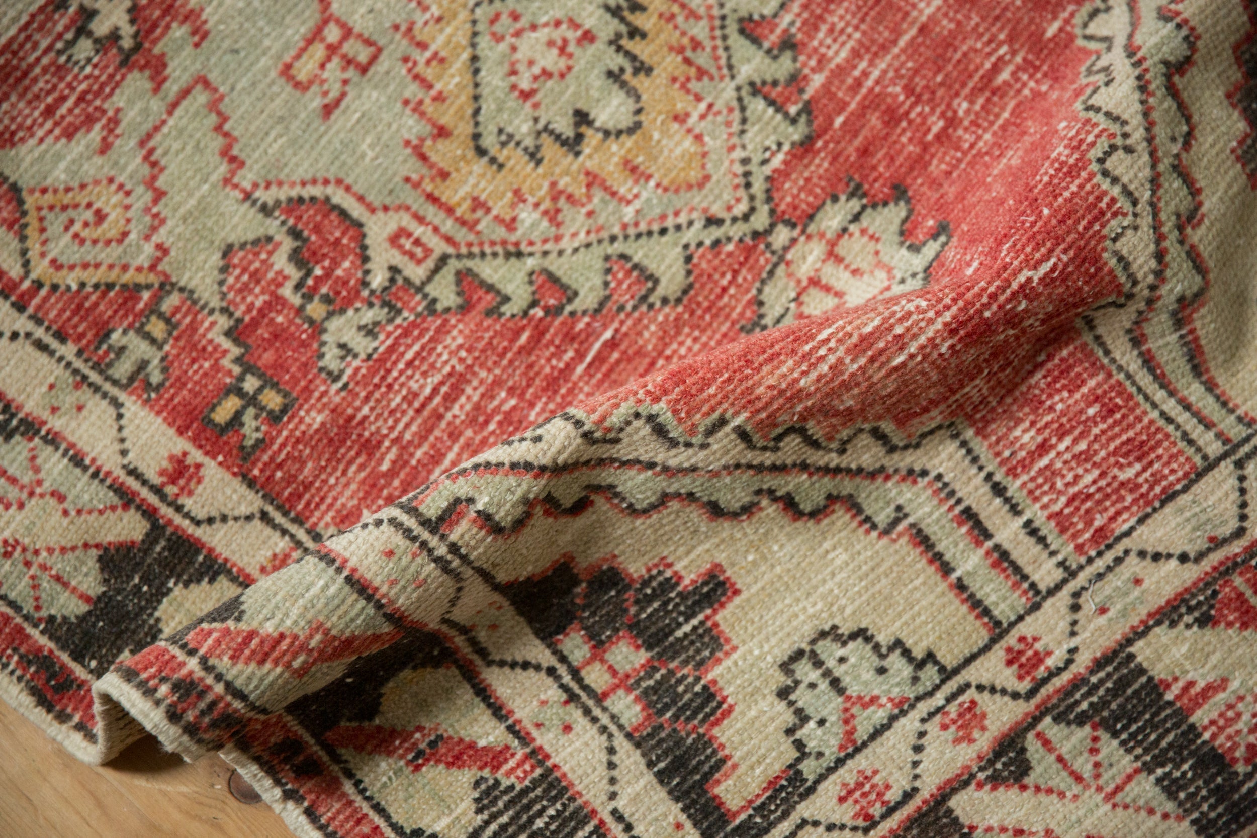 2.5x5.5 Vintage Distressed Oushak Rug Runner