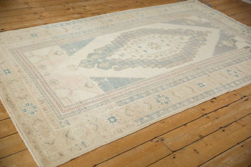 5x9 Vintage Distressed Oushak Carpet