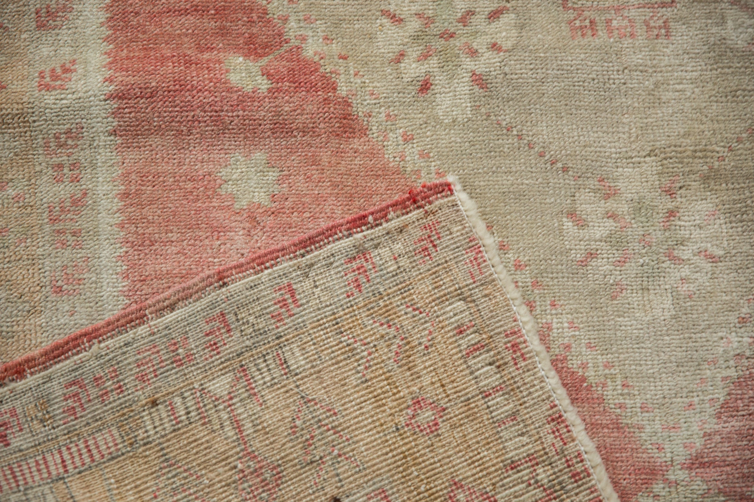 4.5x8.5 Vintage Distressed Oushak Rug