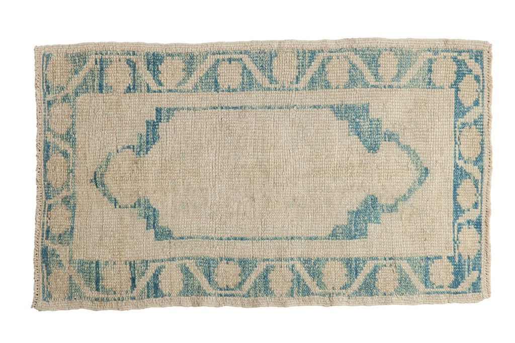 2.5x4 Distressed Oushak Rug