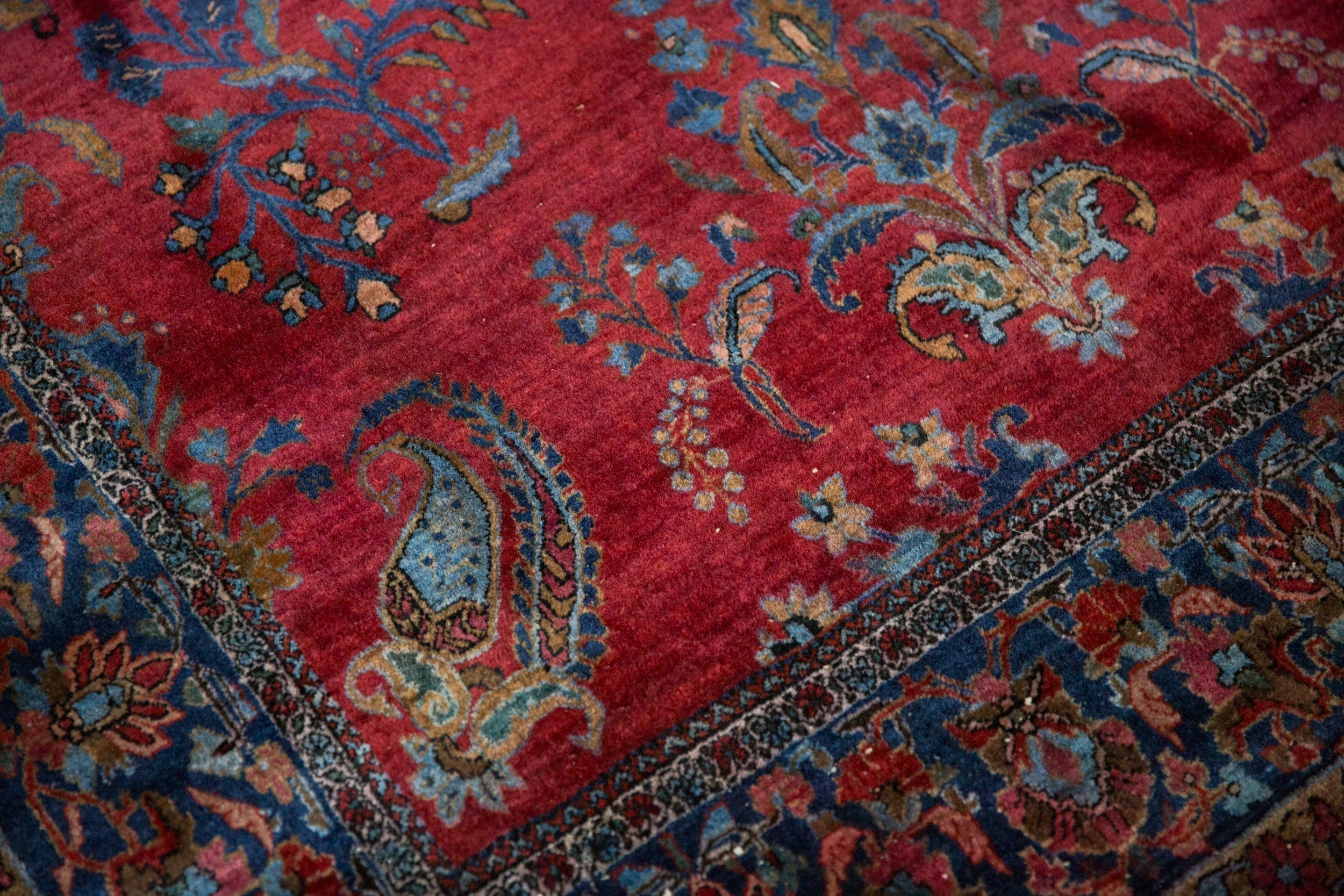 4.5x6.5 Antique Fine Kashan Rug