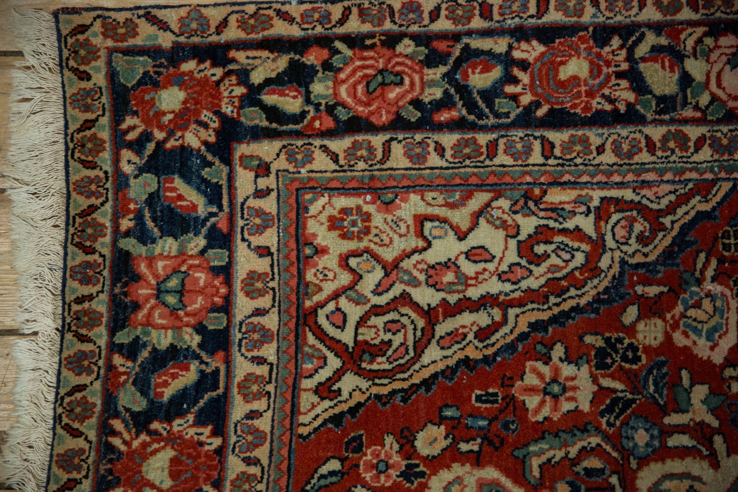4x7 Vintage Sarouk Rug