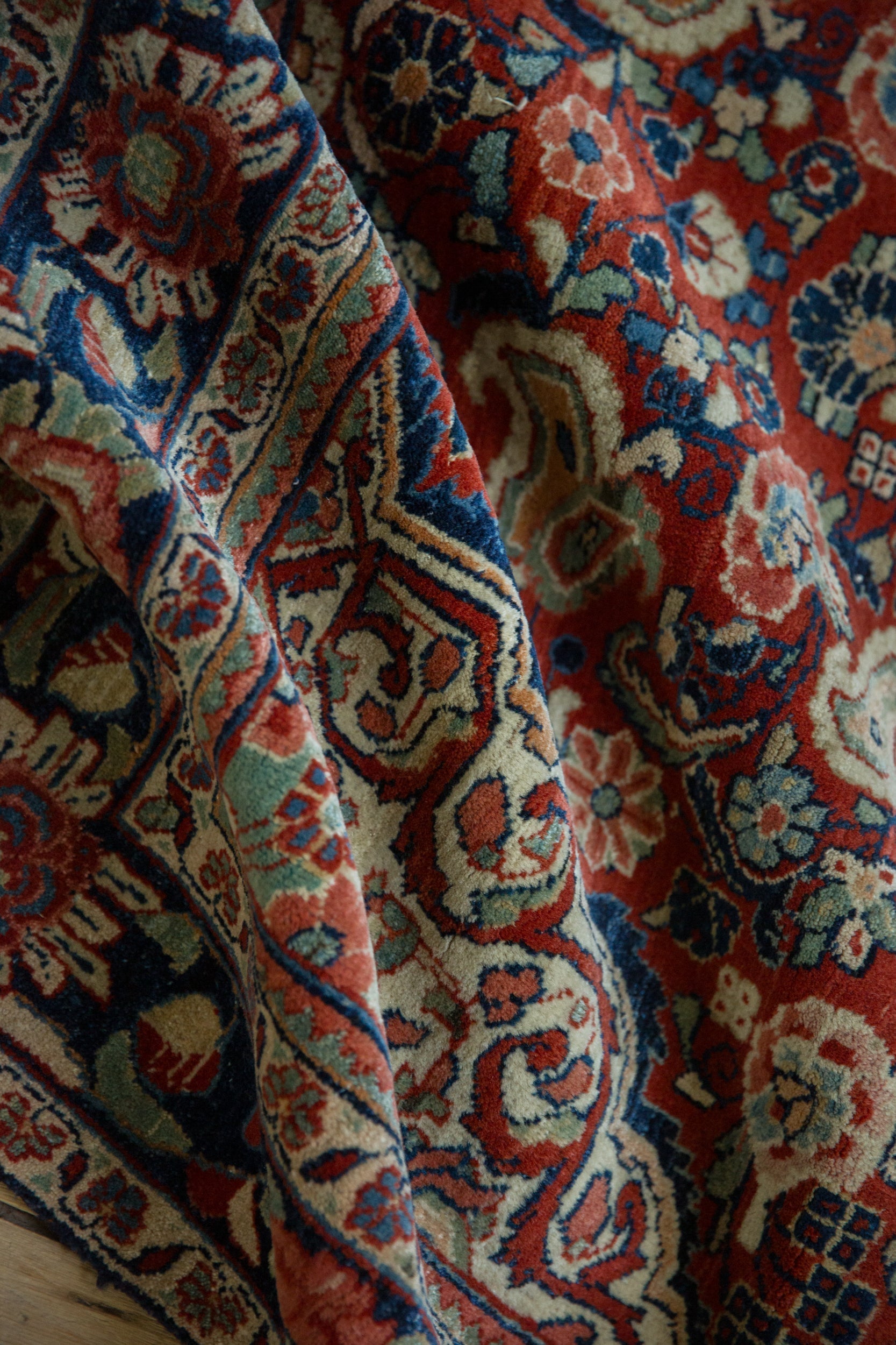 4x7 Vintage Sarouk Rug
