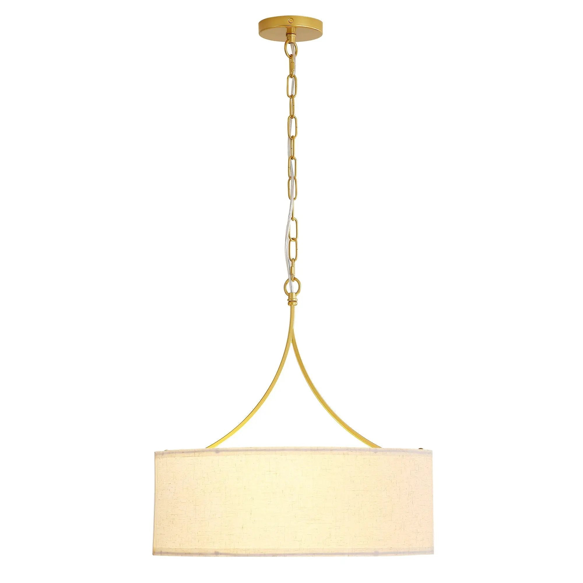 3 Light Drum Pendant Light