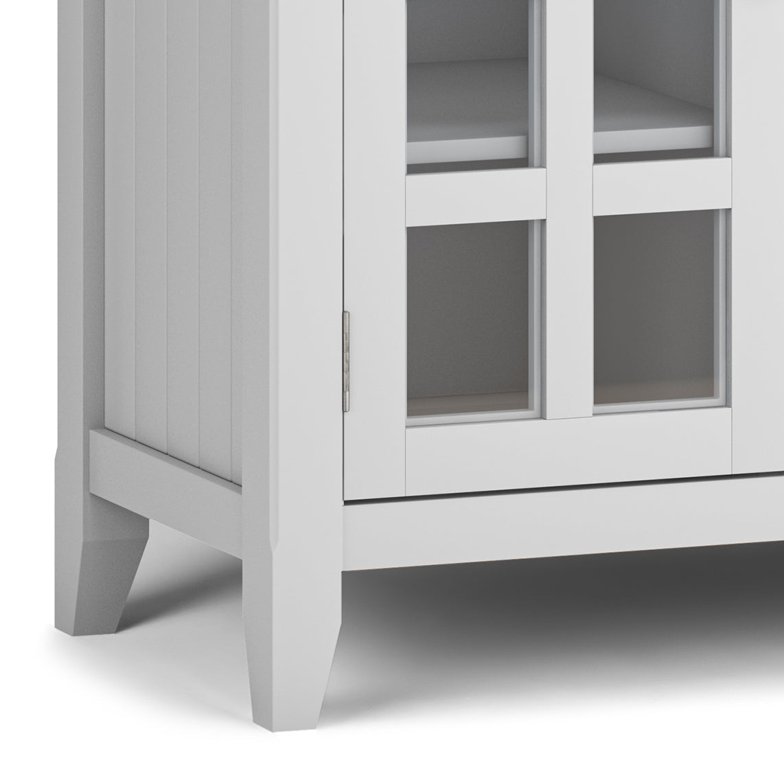Acadian - Tall TV Media Stand - White