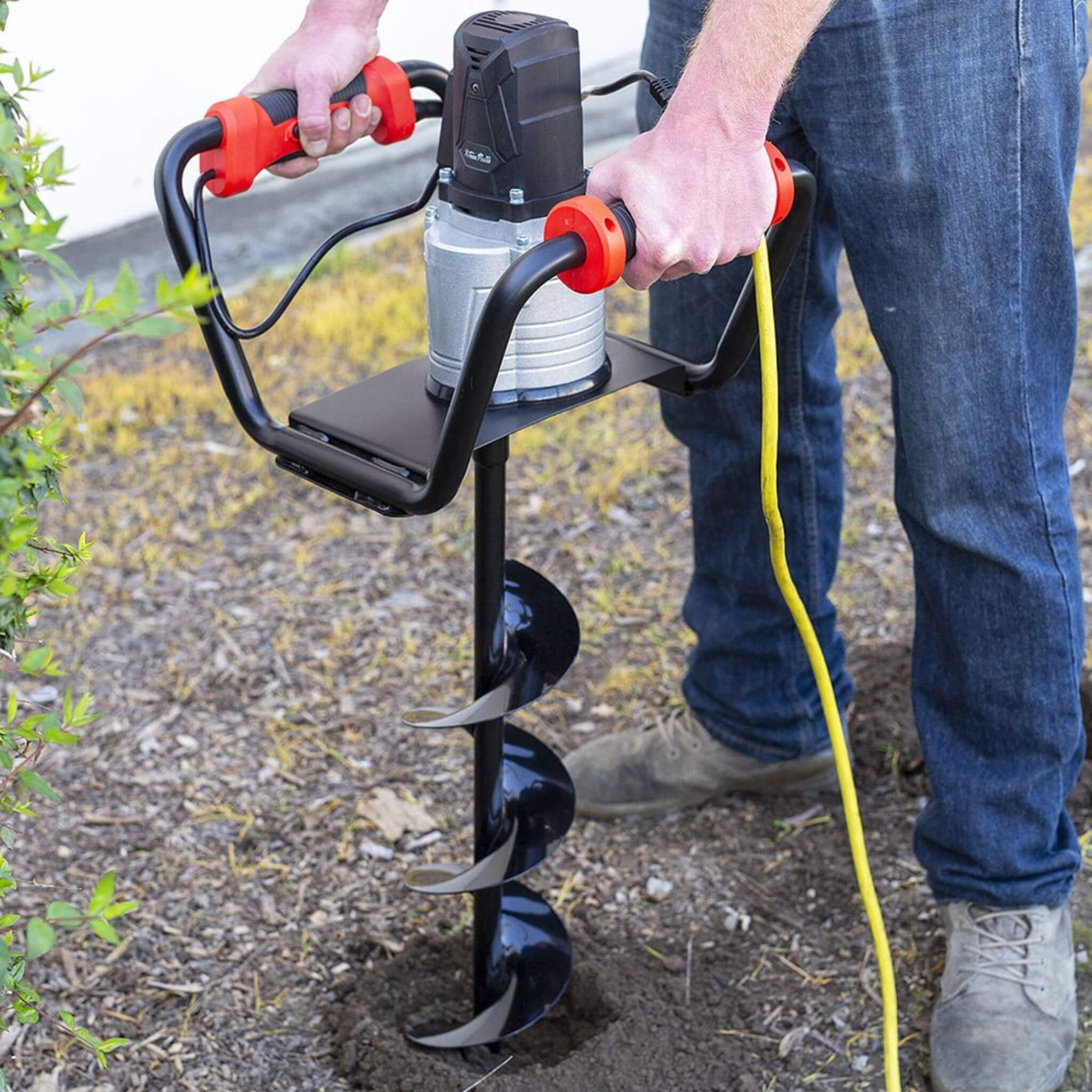 Heavy Duty 1500W Electric Post Hole Digger Auger With 6" Auger Bit (SAK14785)