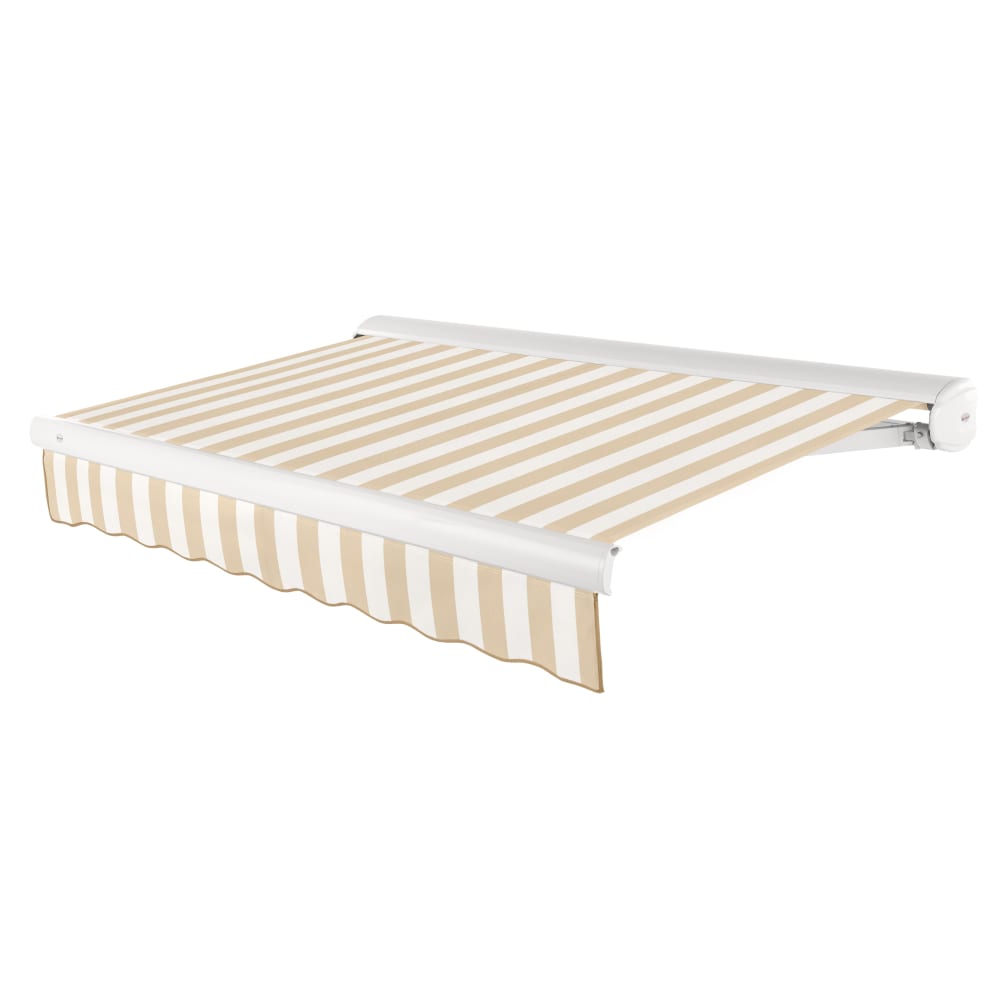 [16x10FT] Awntech Key West Premium Electric Outdoor Motorized Retractable Awning [FCL16/FCR16-SBY] (SAK81742)