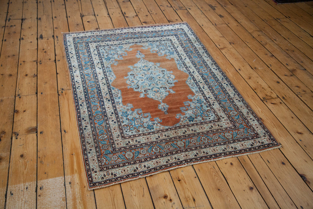 4x6 Fine Antique Haji Jalili Tabriz Rug