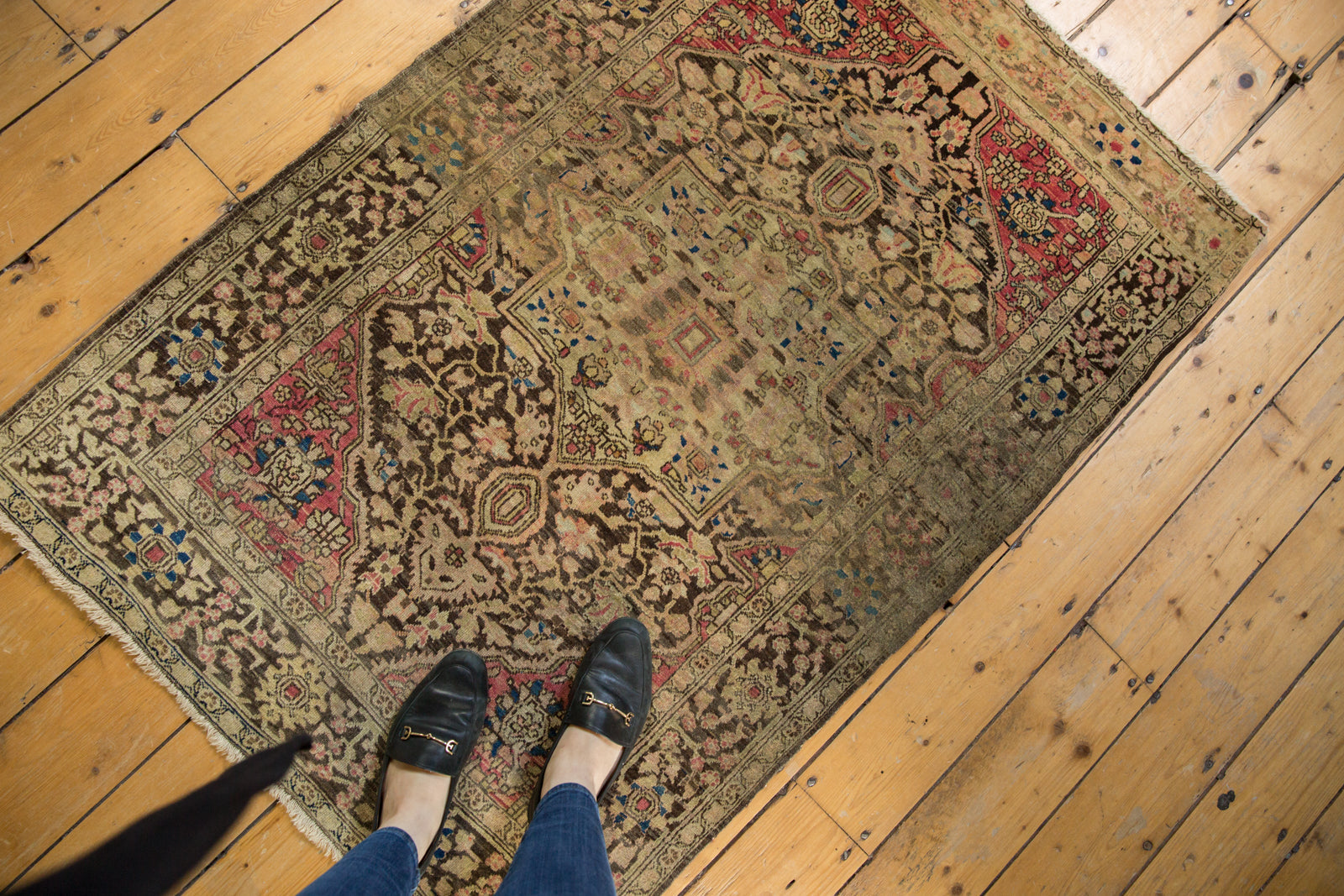 3x5 Antique Farahan Sarouk Rug