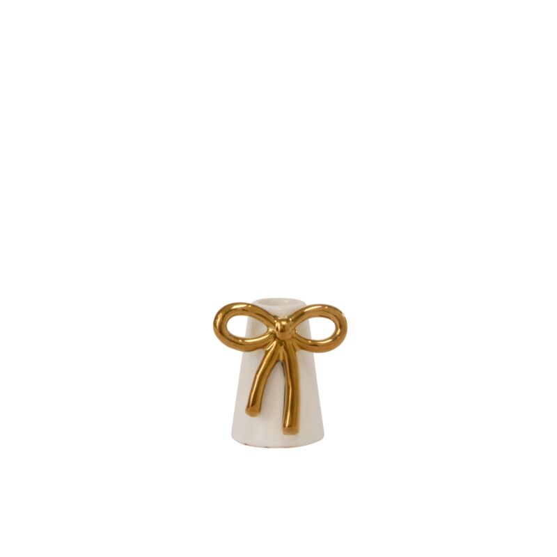 Bowtie Sculptural Candleholders — Set of 4