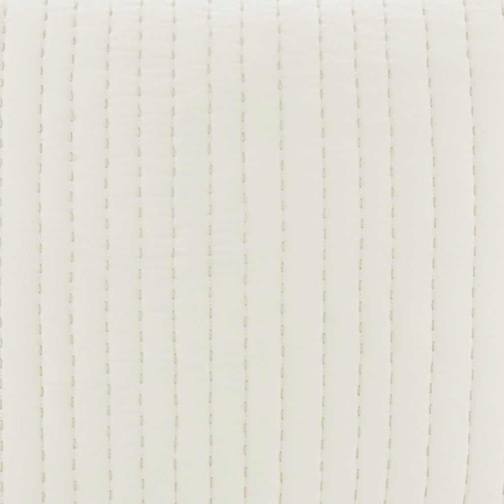 Cotton Quilted Euro Sham White Euro Sham