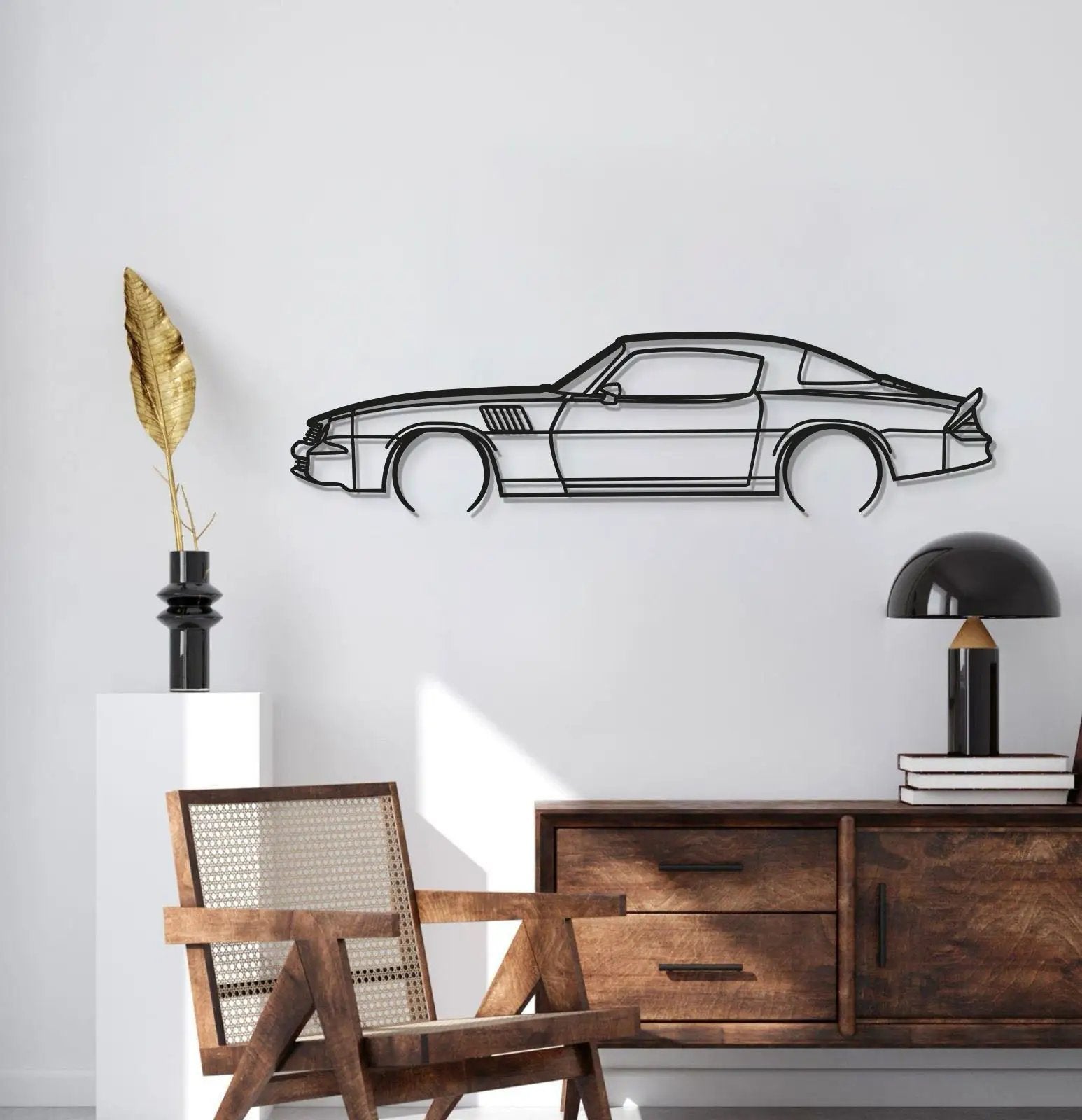 1978 Camaro Z28 Detailed Metal Car Wall Art - MT0180