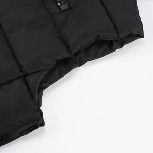 LITEGUEST USB Heated Vest with LED Light in black, quilted vest by SmartTherm OutdoorLiteGear