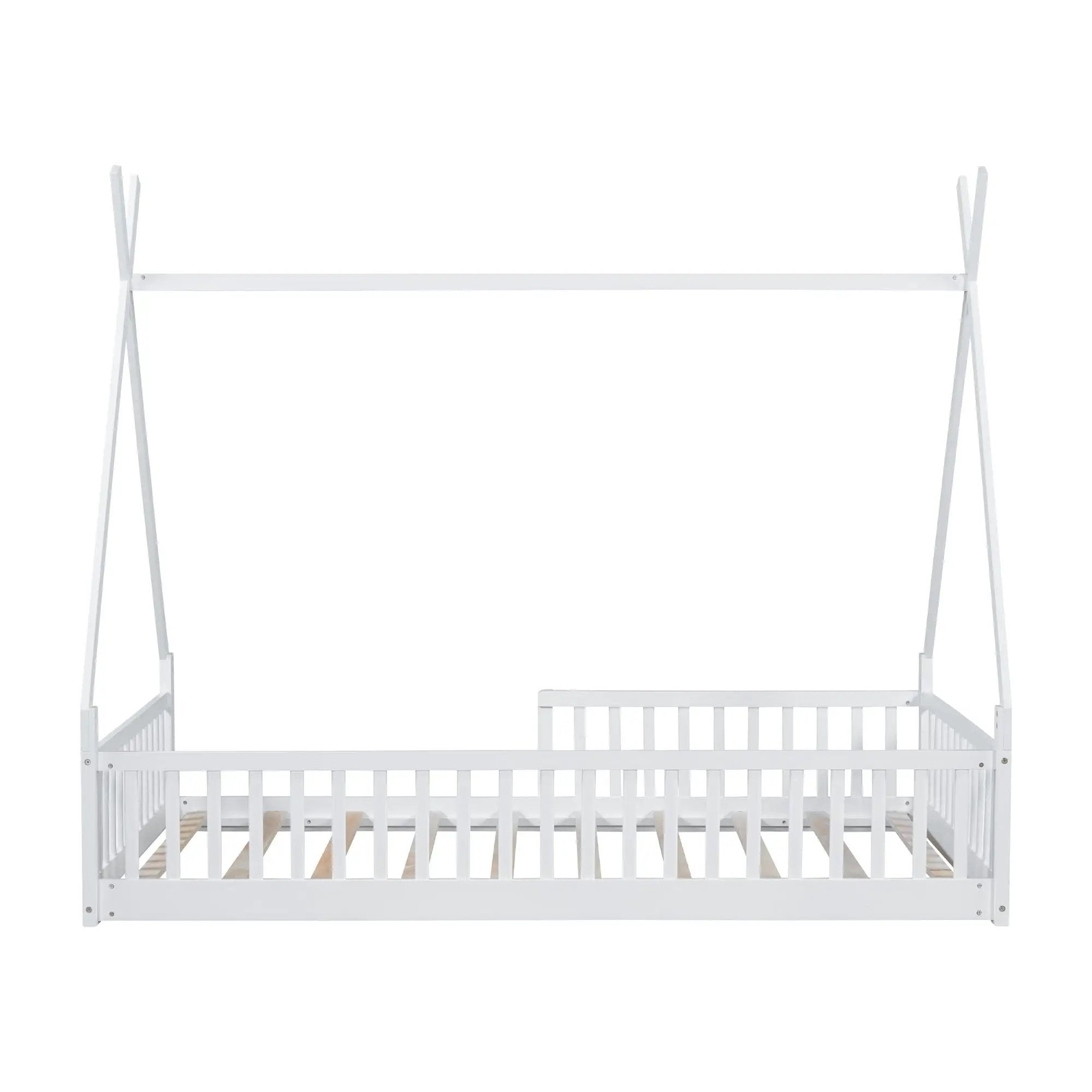 House Shaped Design Bed With Fence