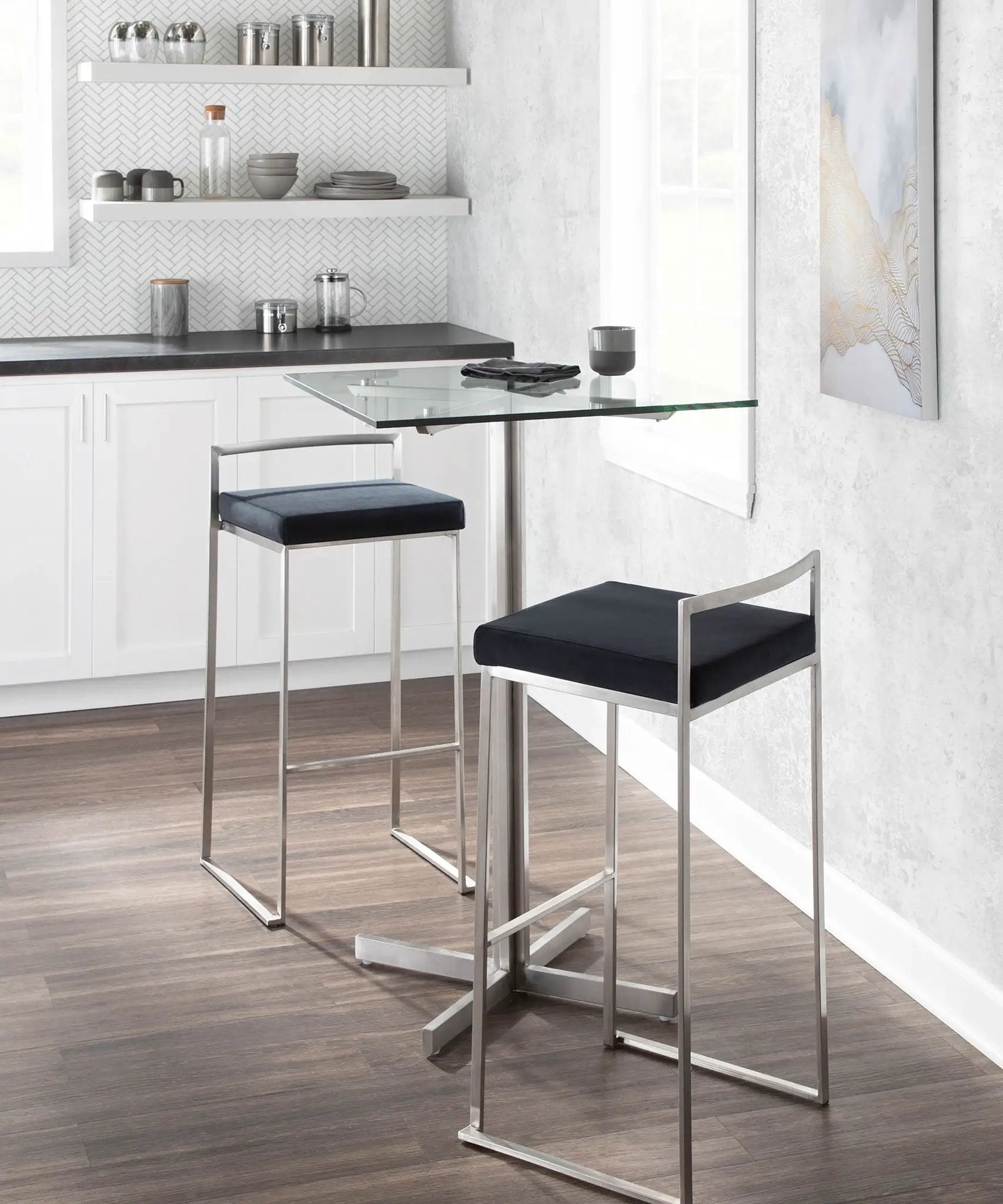 Fuji - Contemporary And Elegant Design Stackable Barstool