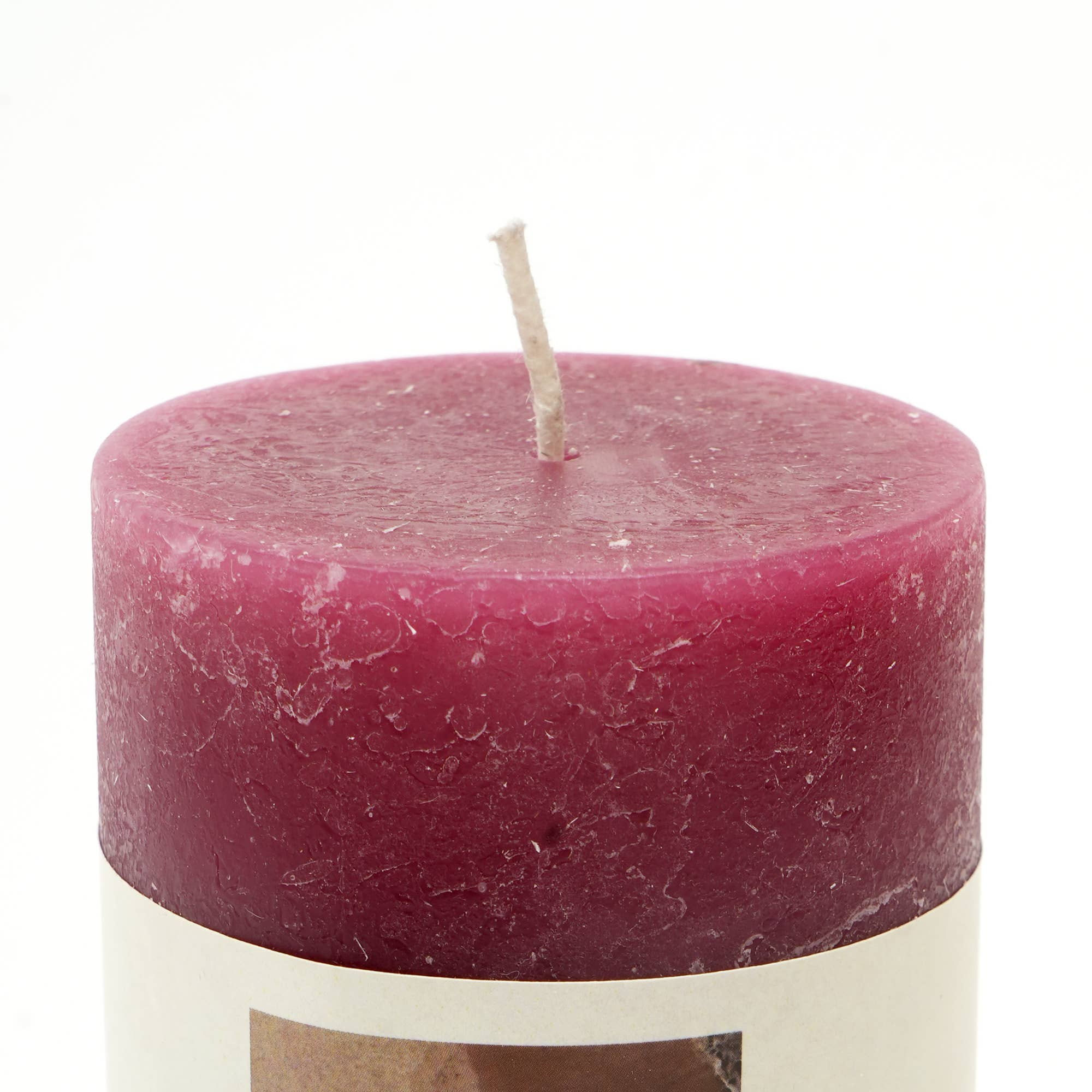 Rustic Pillar Candle (3' x 7')  Elegant & Long-Lasting Wax Candle for Home Décor  Warm Glow for Relaxation, Celebrations & Everyday Use  Perfect for Centerpieces, Lanterns & Gifting