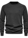 Round Neck Long Sleeve Sweatshirt