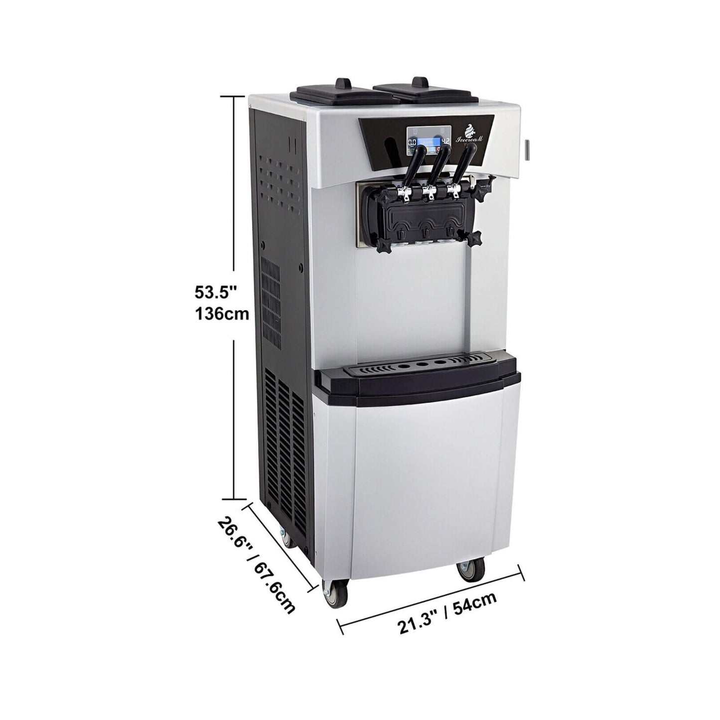 20-30L/H 2450W Commercial Soft Serve Ice Cream Machine Maker (SAK17494)