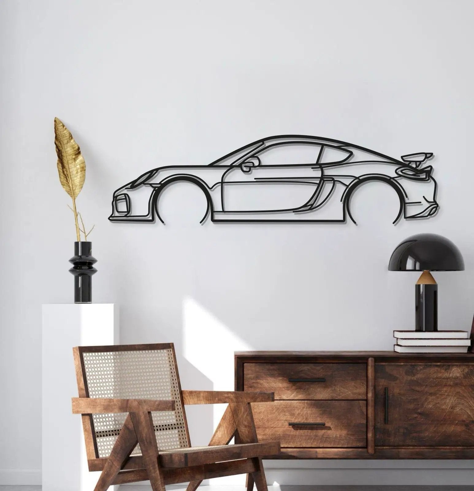 2016 Cayman GT4 981 Metal Car Wall Art - MT0897