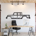 2020 Gladiator JT Metal Car Wall Art  - MT0708