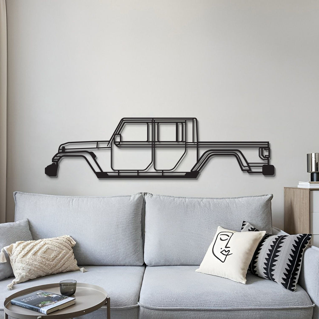 2020 Gladiator JT Metal Car Wall Art  - MT0708
