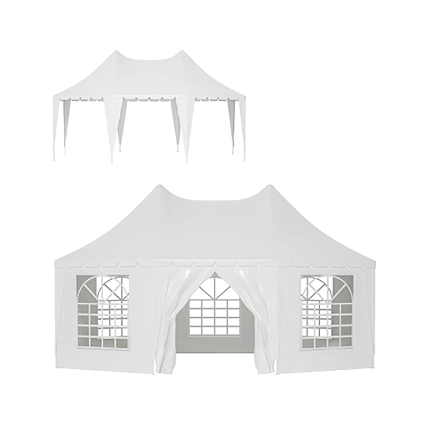 [20X15FT] Extra Large Heavy-Duty Outdoor Waterproof Party, Wedding Tent With Steel Frame (SAK07645)
