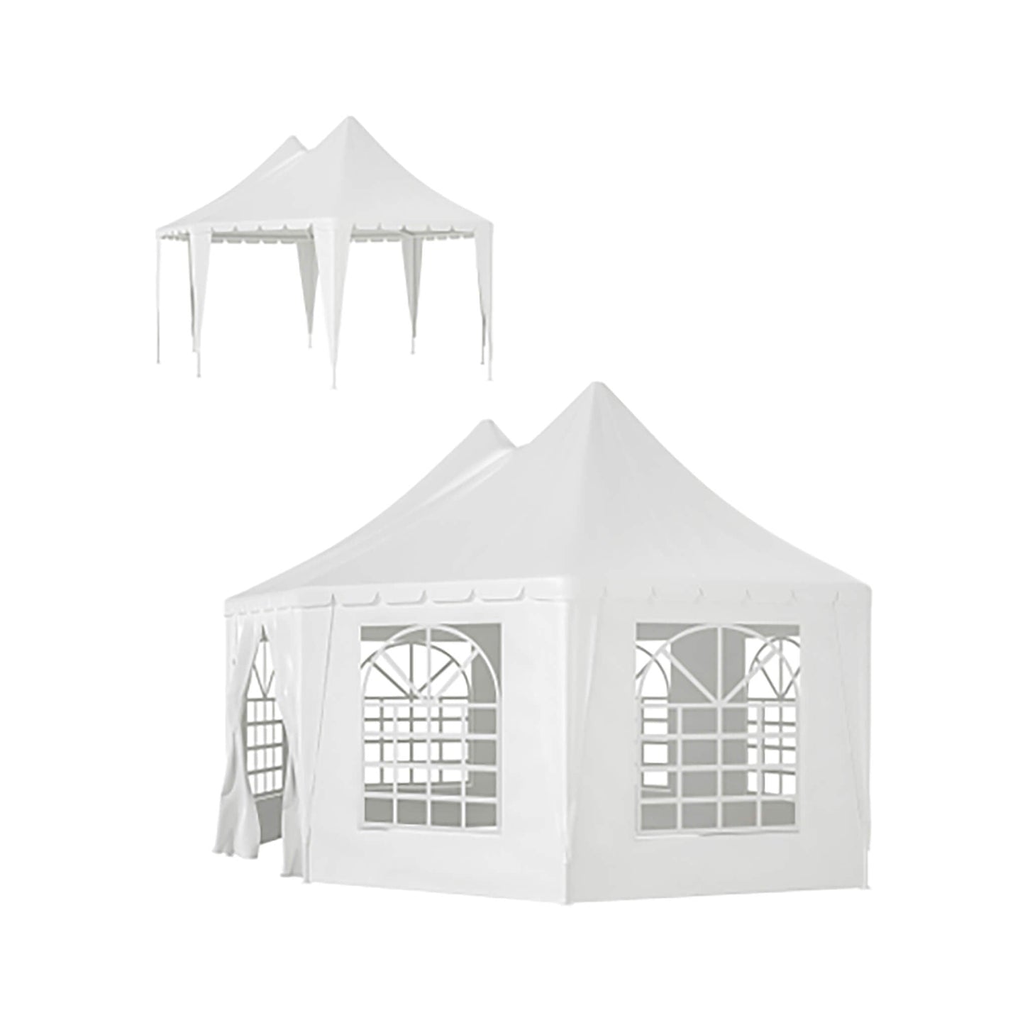 [20X15FT] Extra Large Heavy-Duty Outdoor Waterproof Party, Wedding Tent With Steel Frame (SAK07645)