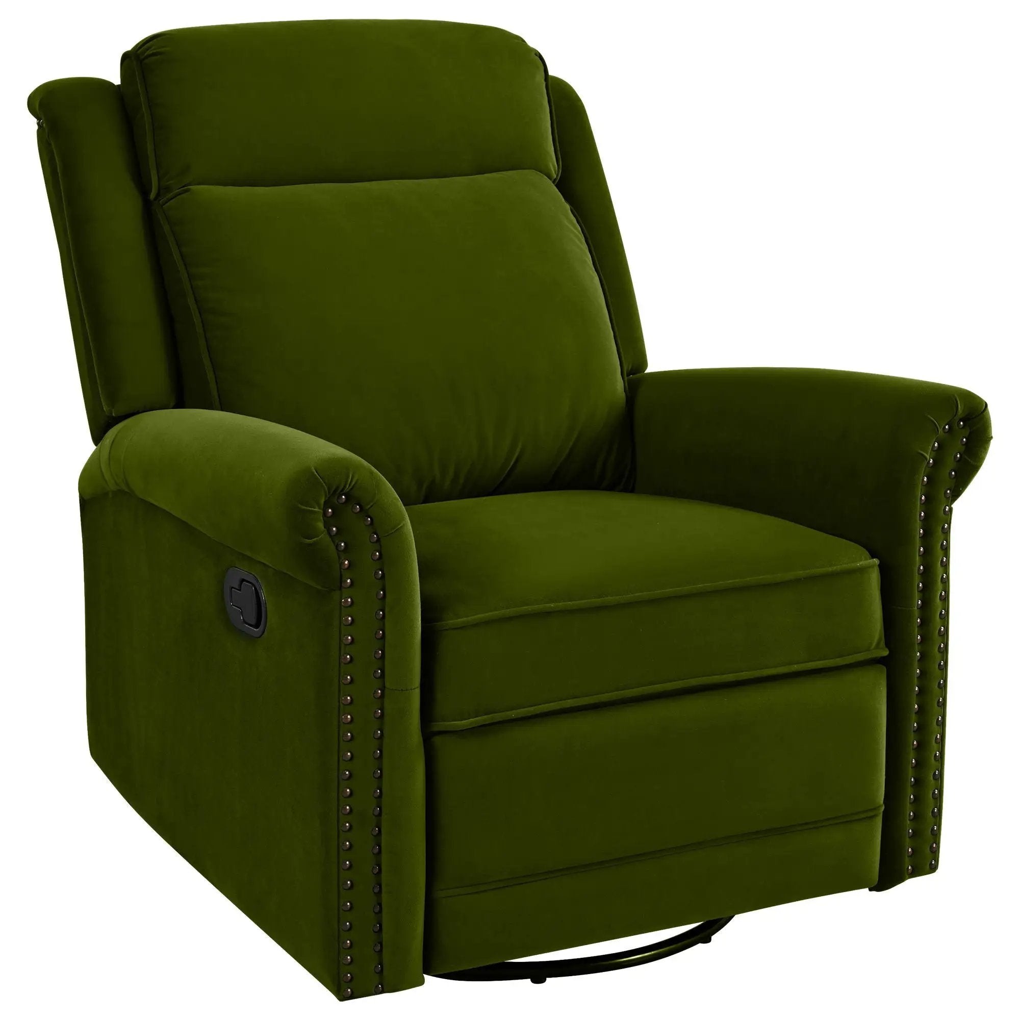 360 Degrees Swivel Recliner Manual Rocking Recliner Home With Adjustable Backrest