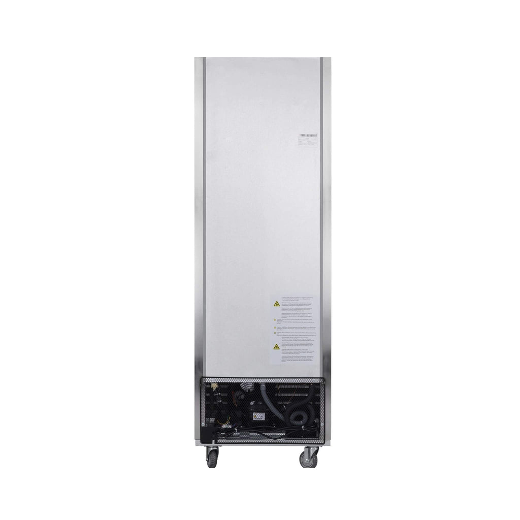 27-Inch 8.7 Cu.Ft Commercial Upright Stainless Steel Reach-In Freezer (SAK43815)