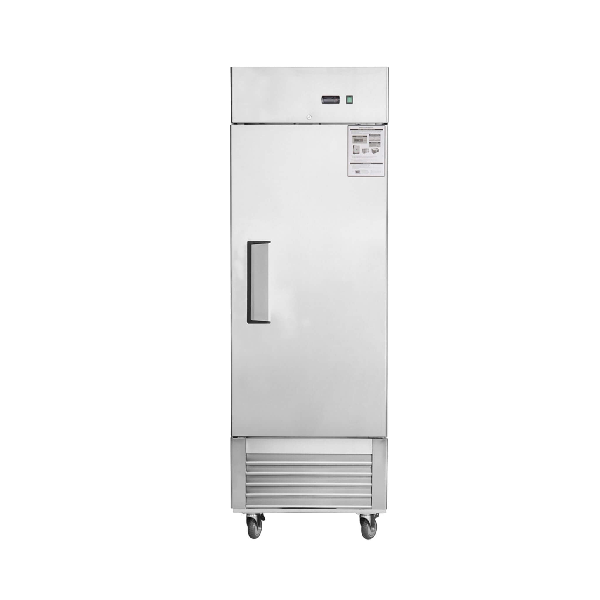 27-Inch 8.7 Cu.Ft Commercial Upright Stainless Steel Reach-In Freezer (SAK43815)