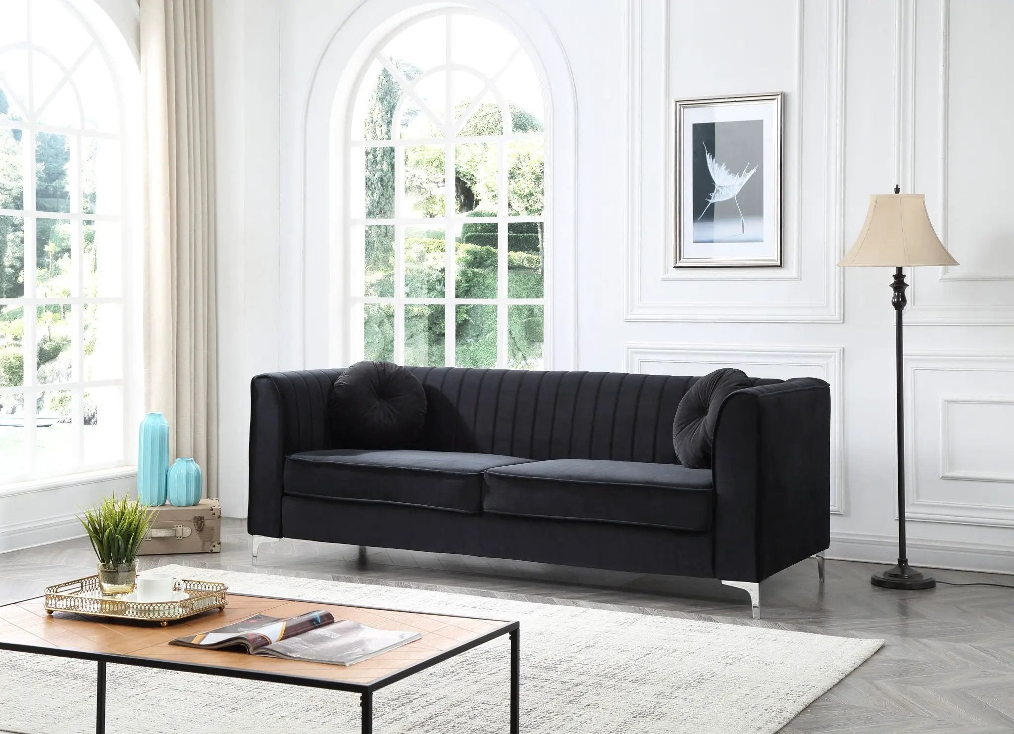 Delray - Micro Suede Sofa