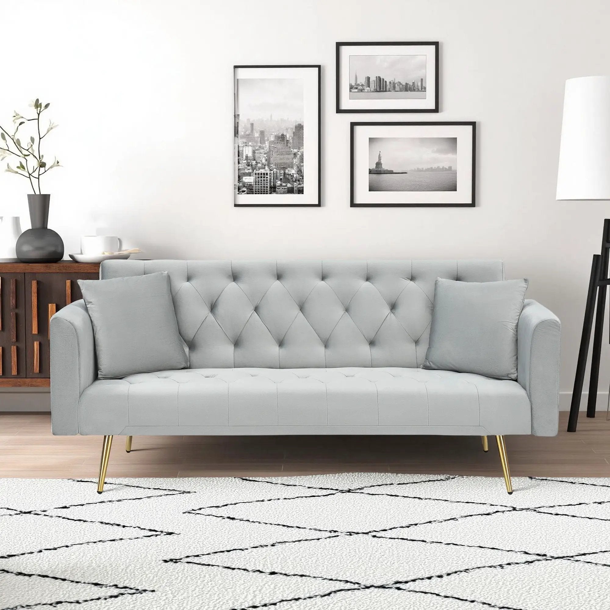Convertible Double Folding Living Room Sofa Bed