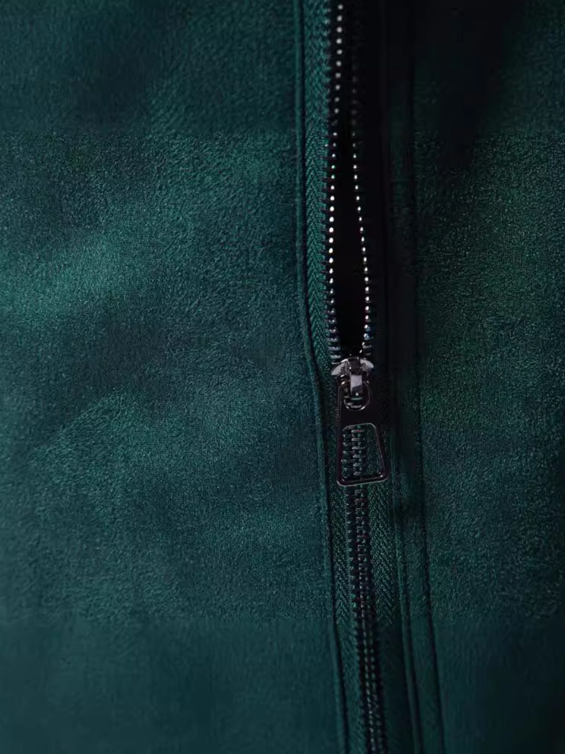 Zip Up Long Sleeve Biker Jacket