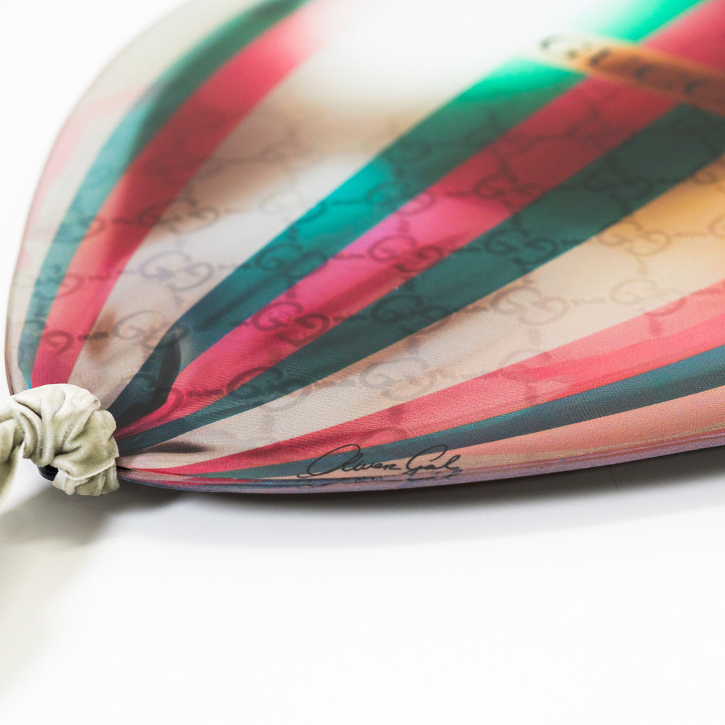 Designer-Inspired Luxe Acrylic Balloon Wall Art with Ribbon