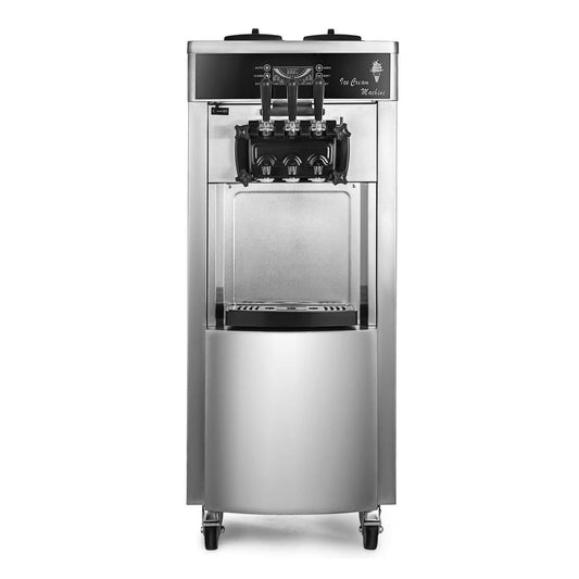 3-Flavor Commercial Stainless Steel Soft Serve Ice Cream & Frozen Yogurt Maker Machine (SAK94825)