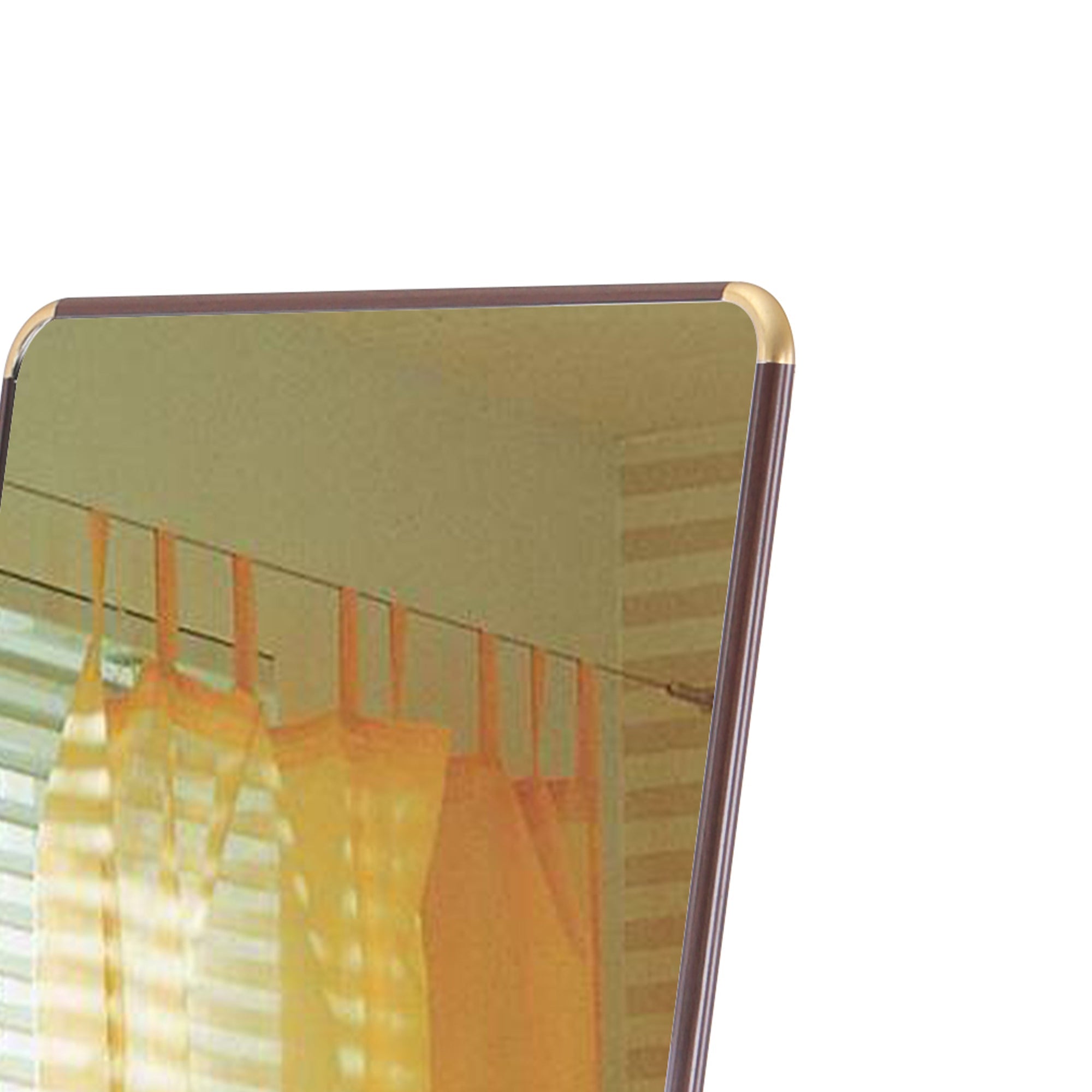 The 4th generation floor standing full-length mirror. wall mirror, bathroom makeup mirror, bedroom foyer, clothing store, wall mounted. 60 "* 16.5"