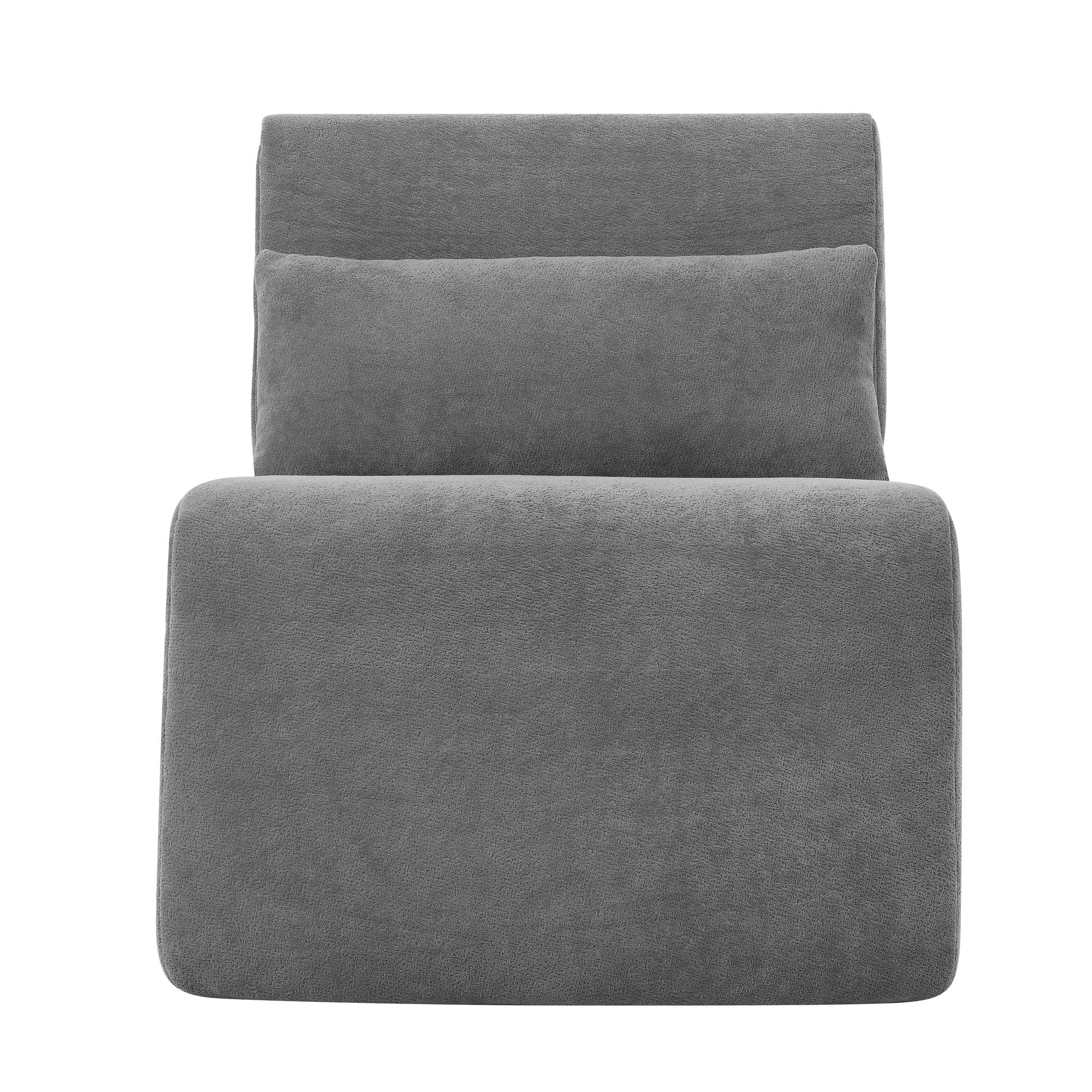 Bean Bag Chair, Lazy Floor Sofa Couch for Adults and Kids, Fireside Chair with Ergonomic Design, Memory Foam Lounge Chair for Living Room Bedroom, Office, Grey