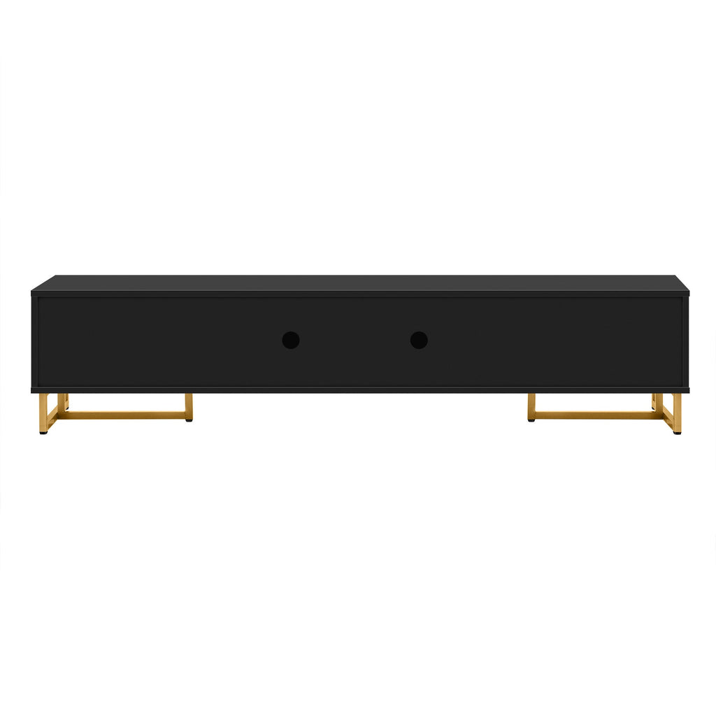 U-Can TV Stand for 65+ Inch TV, Entertainment Center TV Media Console Table, Modern TV Stand with Storage, TV Console Cabinet Furniture for Living Room(OLD SKU: WF530740AAB)