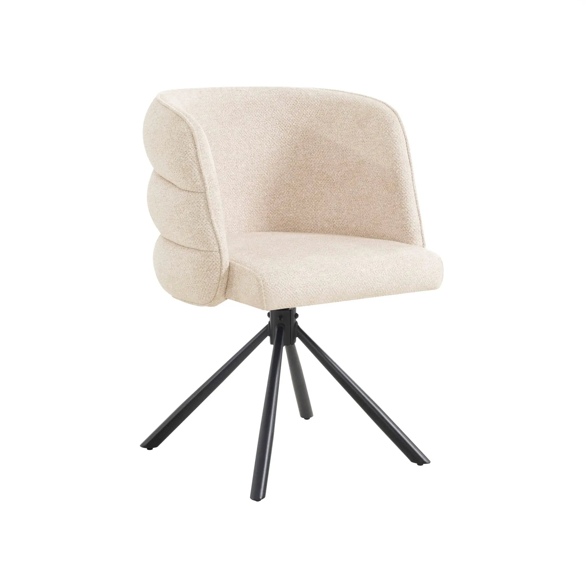 270 Degree Swivel Upholstered Desk Chairs (Set of 2)