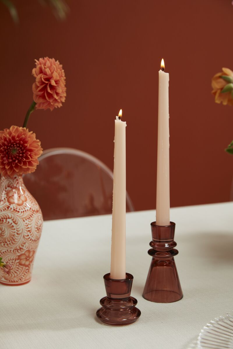 Solis Sculptural Candleholders — Set of 6