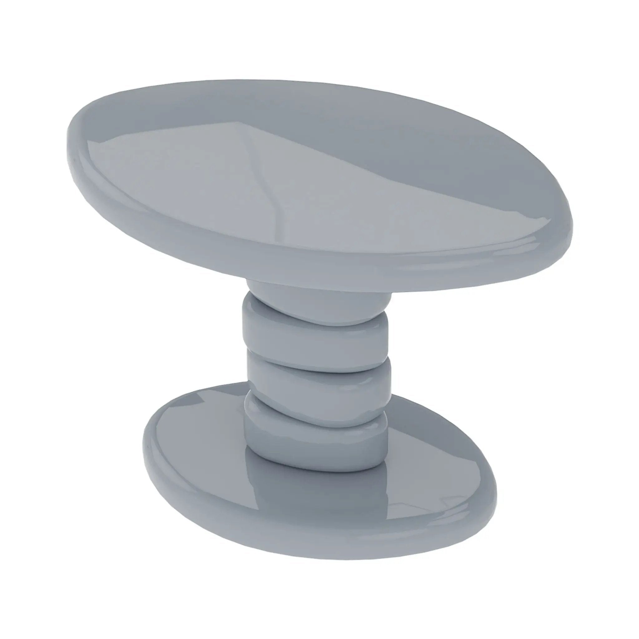 Stacked Cobblestone End Table