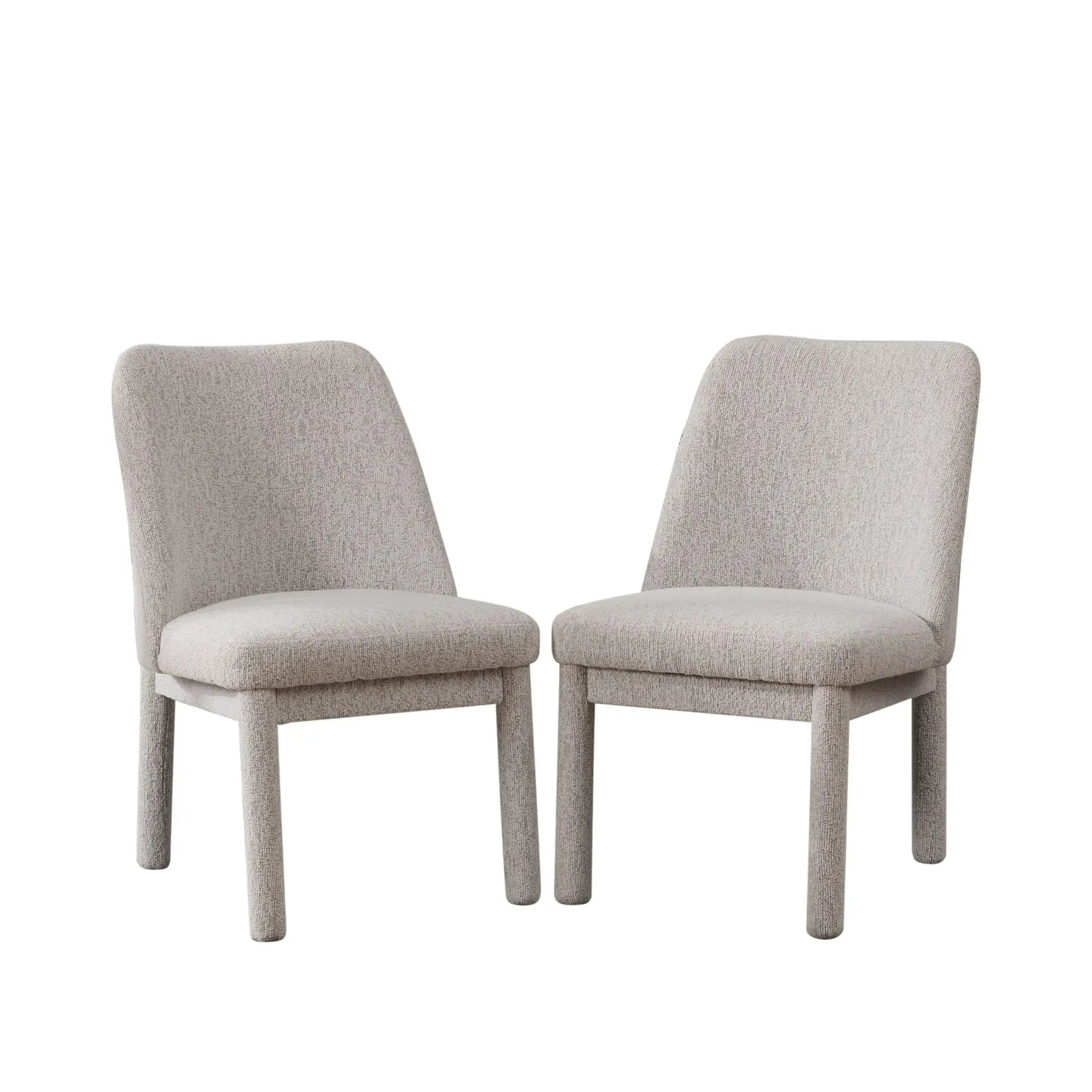 Wide Minimalist Dining Chair