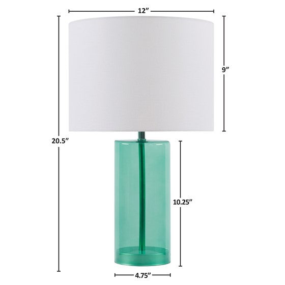 Glass Table Lamp Blue See below