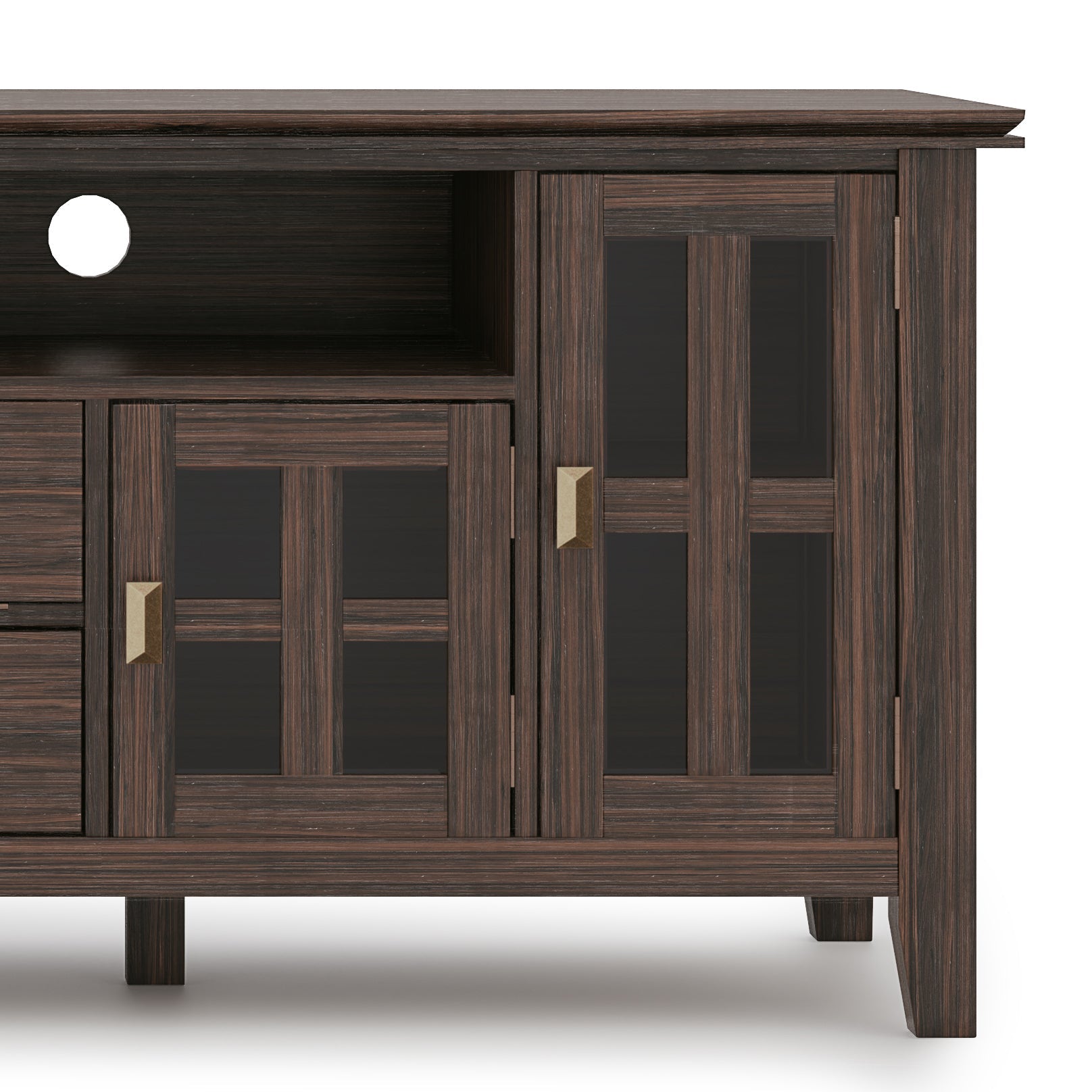 Artisan - 72' TV Media Stand - Farmhouse Brown