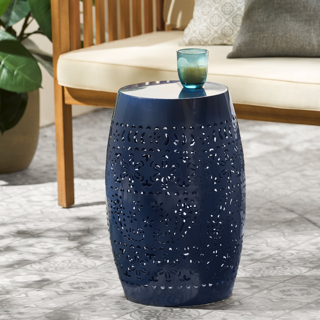 RUBY 12' SIDE TABLE - NAVY