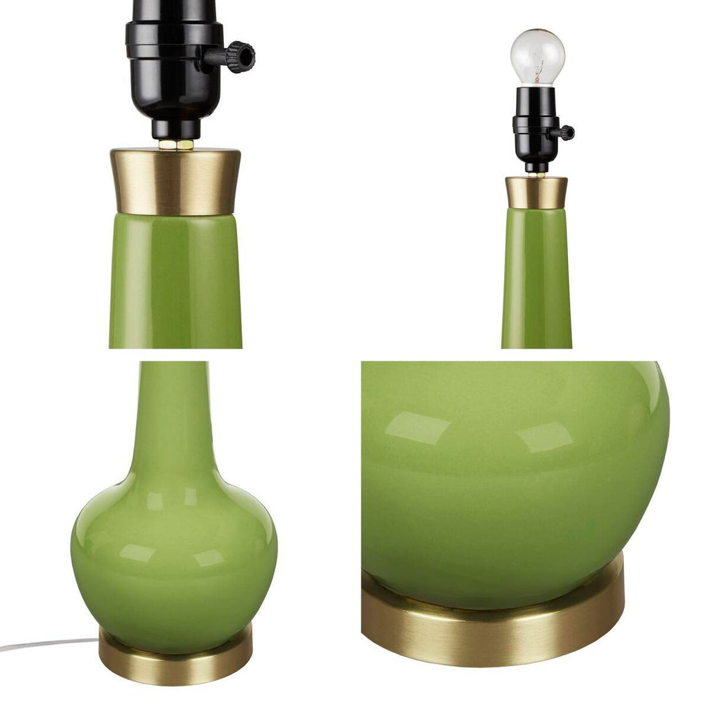 Ceramic Genie Table Lamp Green See below