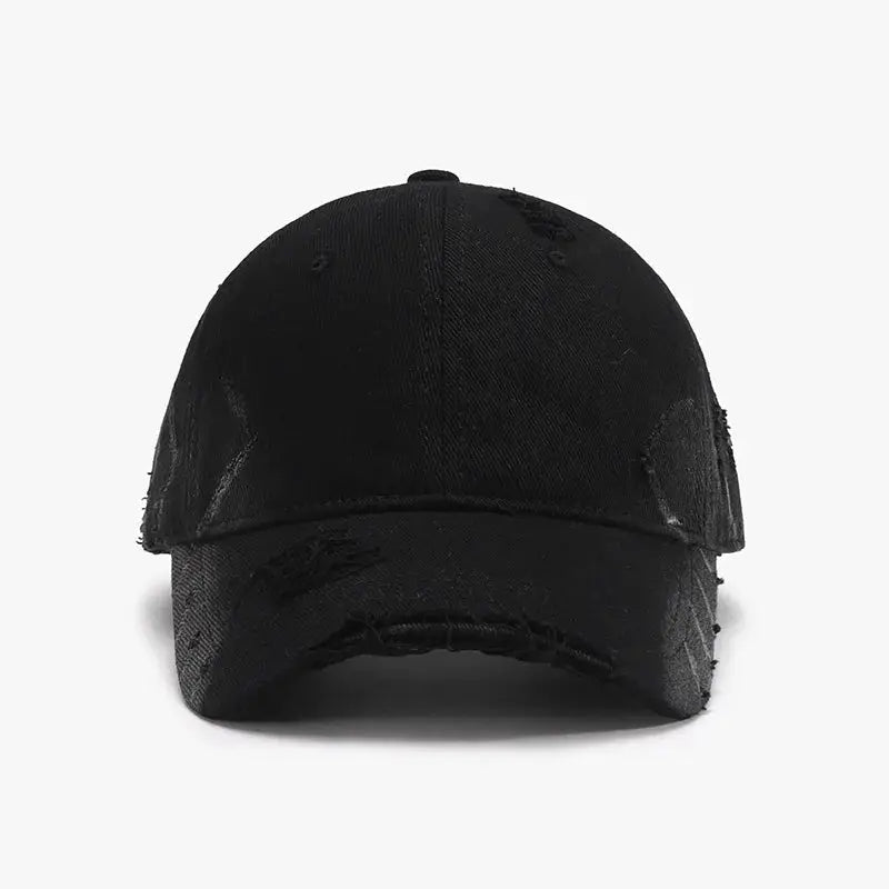 Distressed Adjustable Cotton Hat