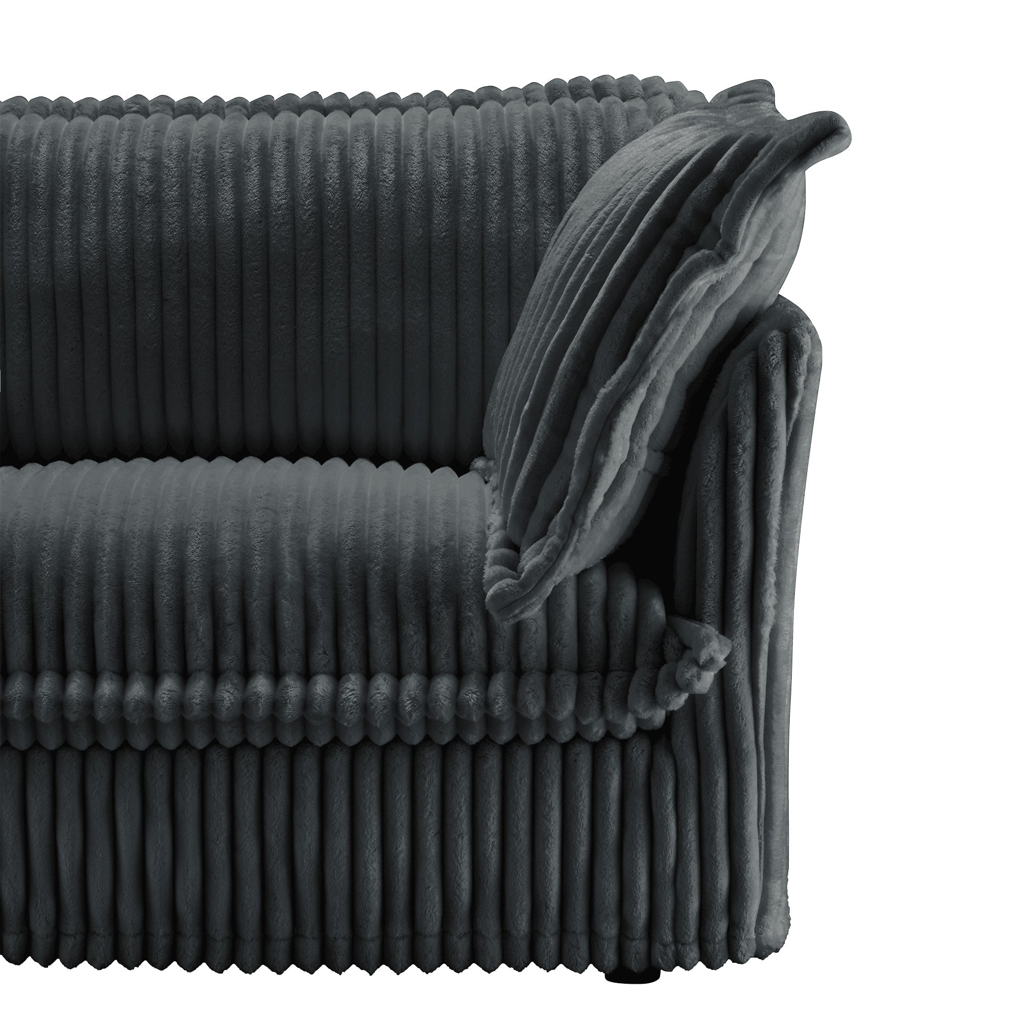 Koala Armless Sofa - Grey
