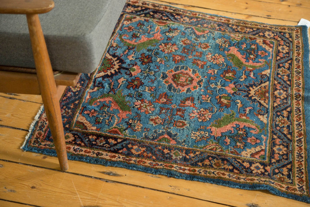 3x3.5 Vintage Fine Engelas Square Rug